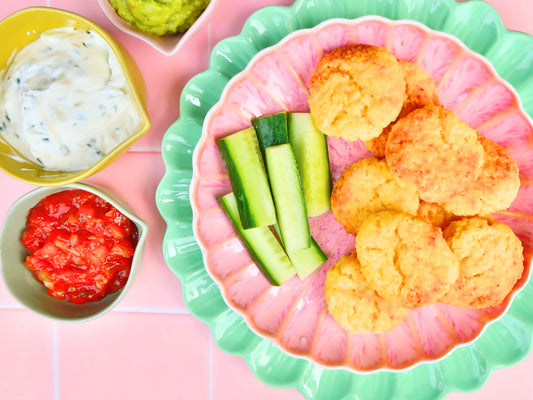 Cheesy Cauliflower Nuggets