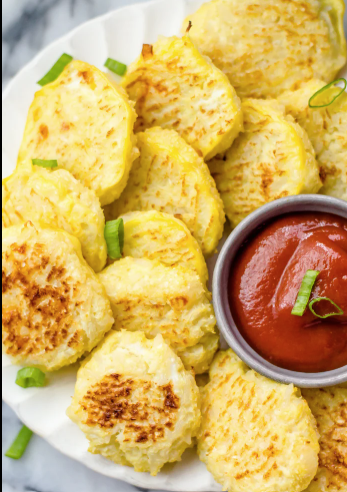 Cheesy Cauliflower Nuggets